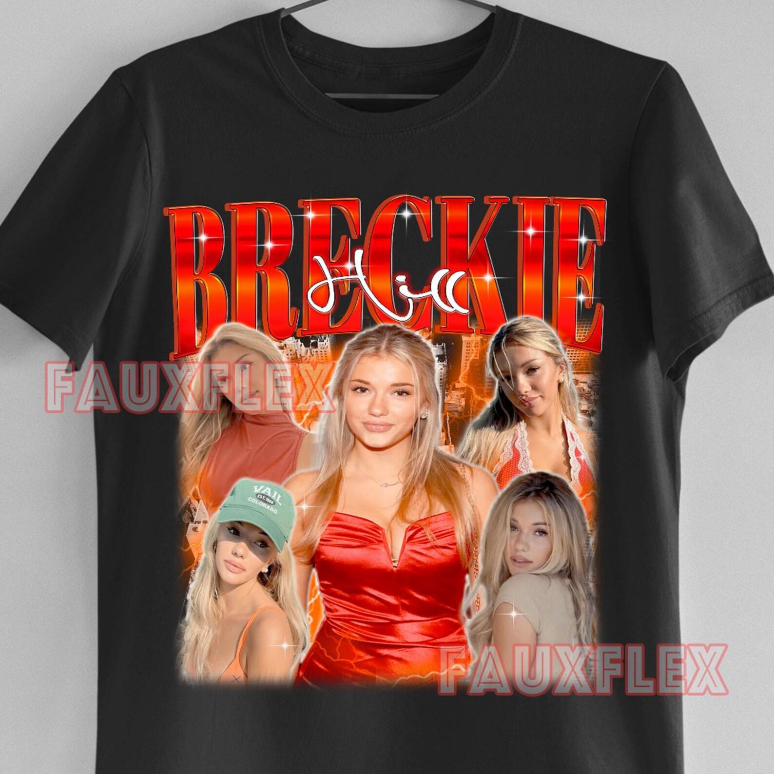 BRECKIE HILL Shirt, Breckie Hill Retro T-Shirt, Breckie Hill Vintage Fan Tees, Breckie Hill Merch Gift, Breckie Hill Kids Tee Clothing 4XL