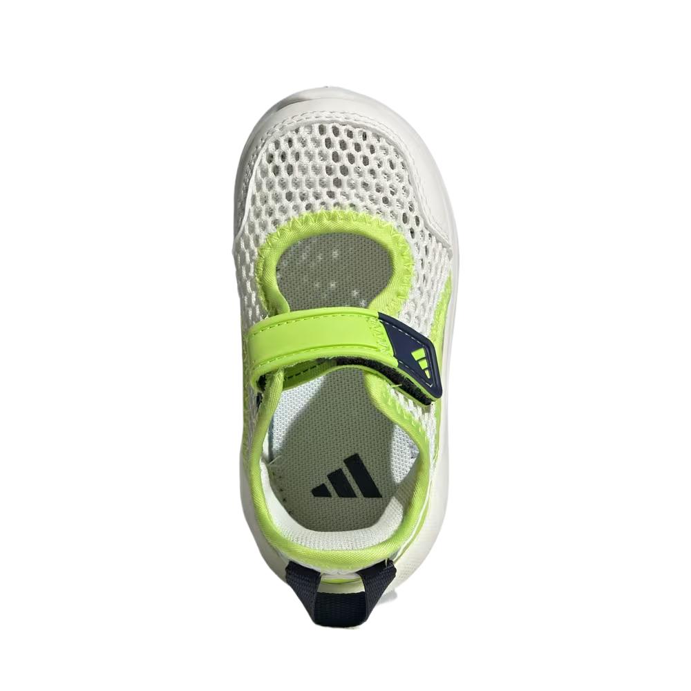 Adidas Summerplex Fashion Comfortable Trendy Minimalist Breathable Low-Top Walking Shoes Baby Shoes White Green IH1011