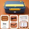 Portable Plug-in Electric Lunch Box with Stainless Steel Compartments and Self-Heating Insulation