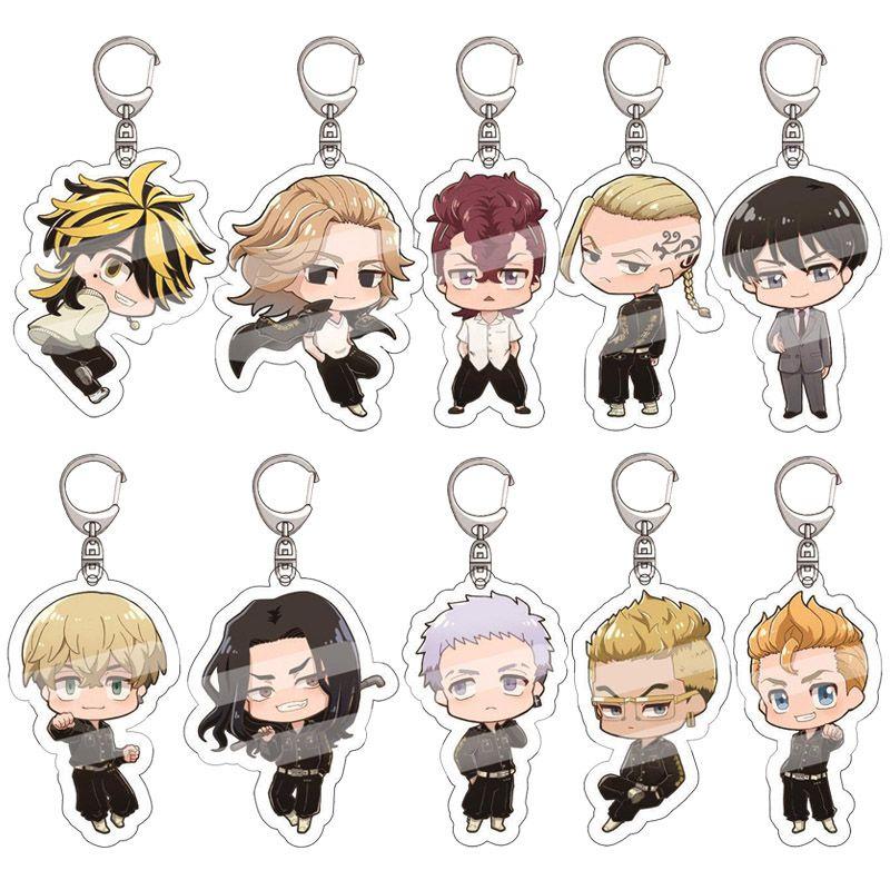 Keychain Tokyo Revengers Keyring Manjiro Ken Takemichi Hinata Pendant Atsushi