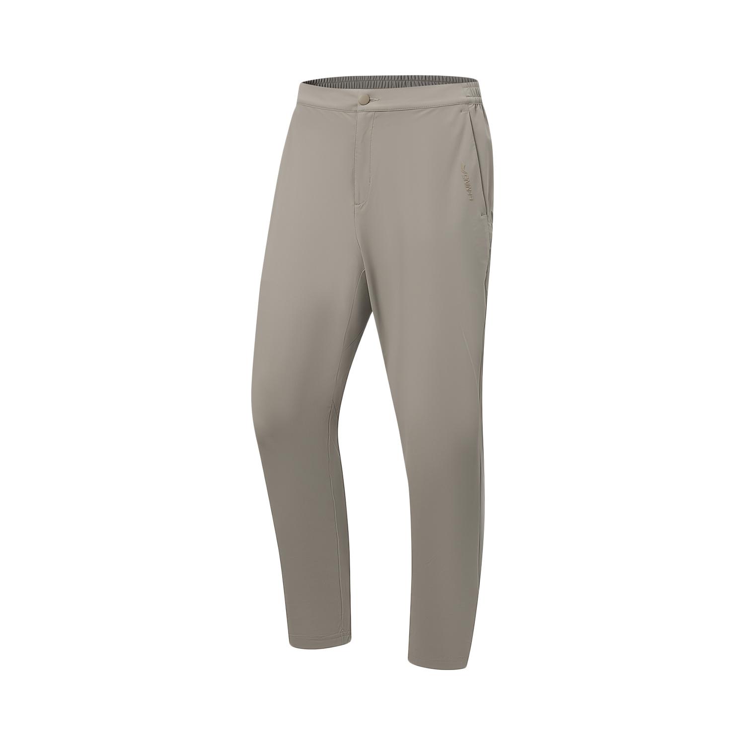 Li-Ning Fitness Series Logo Elastic Knitted Sports Pants Men bottoms AYKW371-8 S