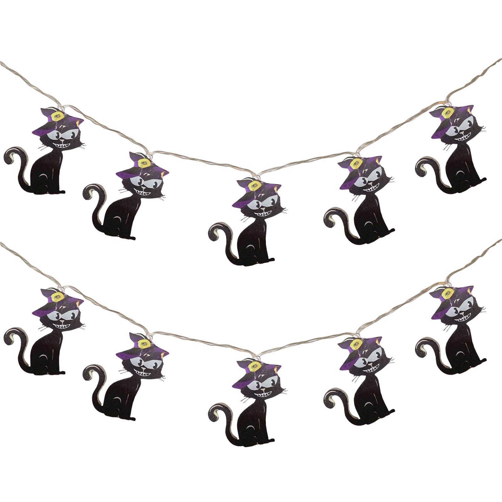 

LED Halloween Indoor String Lights - Spooky Multicolor Decor For Haunted Houses, Parties, And Seasonal Displays One Size