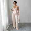 Elegant and Refined Style Halter Top, Straight Pants Set for Women's Summer