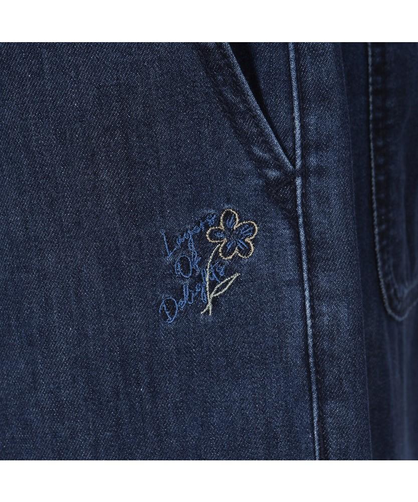 Donnerstagsinsel Indigo Culotte Jeanshose_T264Mje248W