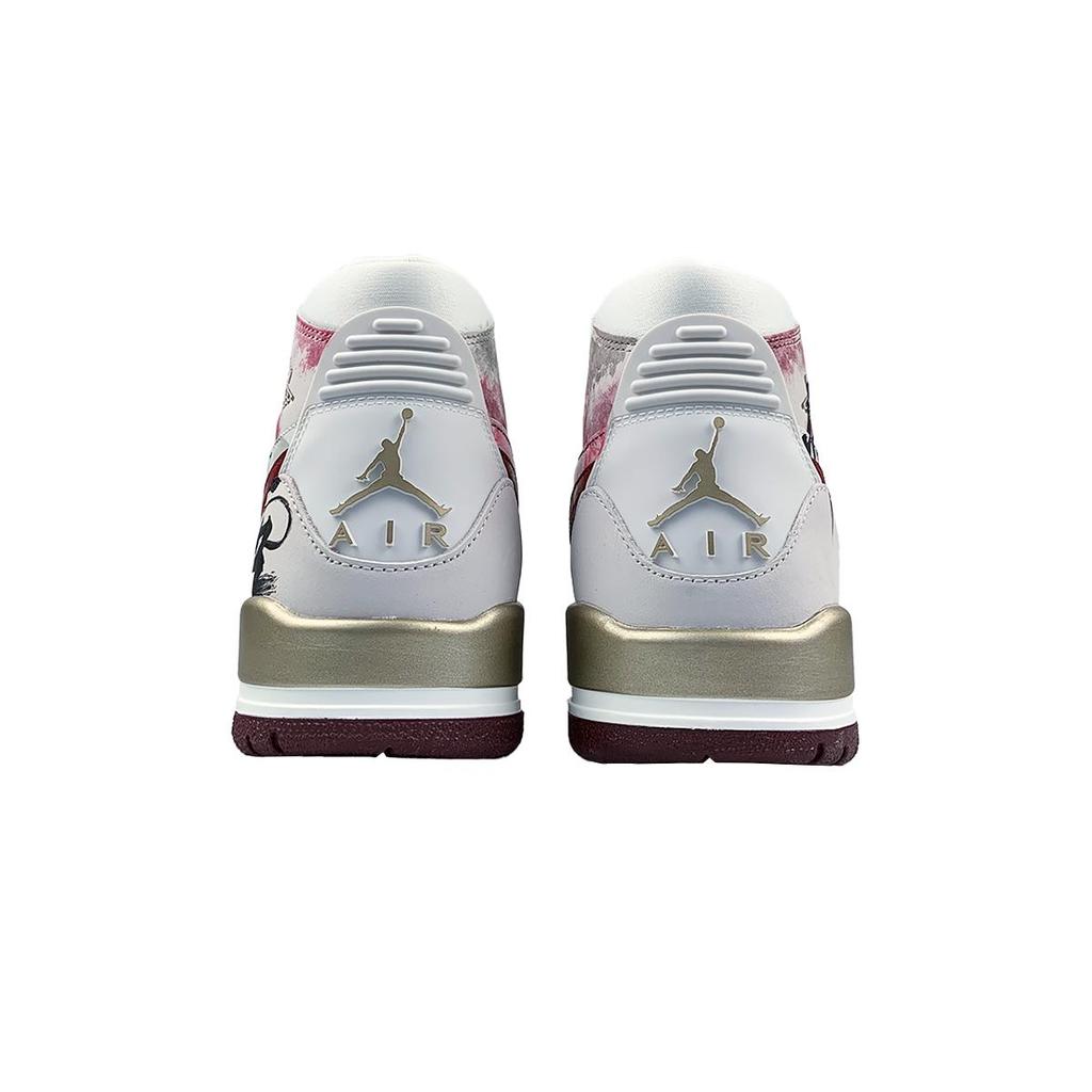 Jordan Legacy 312 Abrasion Resistant High top Vintage Basketball Shoes Men's White HF0745-131(Team652-312)