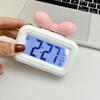 LED Digitaluhr Schleife Temperaturerkennung Wecker Niedliches Geschenk Mit Nachtlicht Mini Schreibtisch