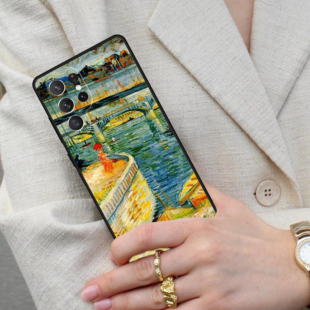Van Gogh Oil Painting Cell Phone Case for Samsung Galaxy S26 Ultra S25 S24 S23 S22 S21 S20 Note10 Cover