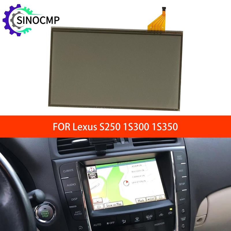 LTA070B511F LTA070B510F 7.3" LCD Touch Screen Digitizer for Toyota Prius Lexus IS250 IS300 IS350 GS300 Hybrid Sedan Dashboard