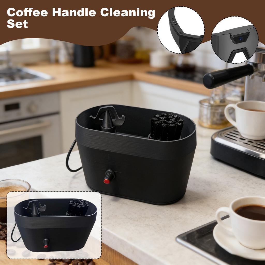 Kit di pulizia per porzioni di caffè: Pulisci facilmente le torte al caffè fresche.