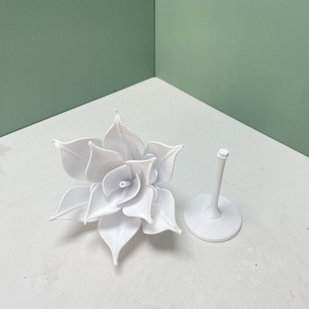 Minimalist Floral Incense Burner 3D Printing Tabletop Incense Base  Yoga Meditation