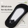 Ice Silk Women's No-Show Socks: Summer Thin, Non-Slip, Low-Cut, Invisible for Heels