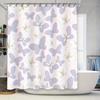 Butterfly Shower Curtain Home Decor Waterproof Bath Curtains with Beautiful Print for Kitchen Toilet Decoration Pink White Black
