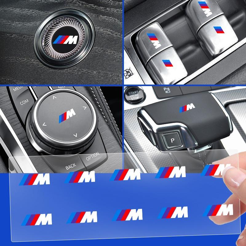 2/5/10 vnt. Automobilio logotipo lipdukas Centrinio valdymo lipdukai Automobilio priedai BMW M E34 E36 E60 E90 E46 E39 E70 F10 F20 F30 X5 X6 X1 M3 M5 M6 E71 F01 F02 F87