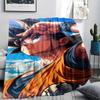 Dragon Ball Characters Print Flannel Blanket,High Quality Comfortable for All Seasons,Home Decor,Warmth and Comfort,Perfect for Christmas Gifts