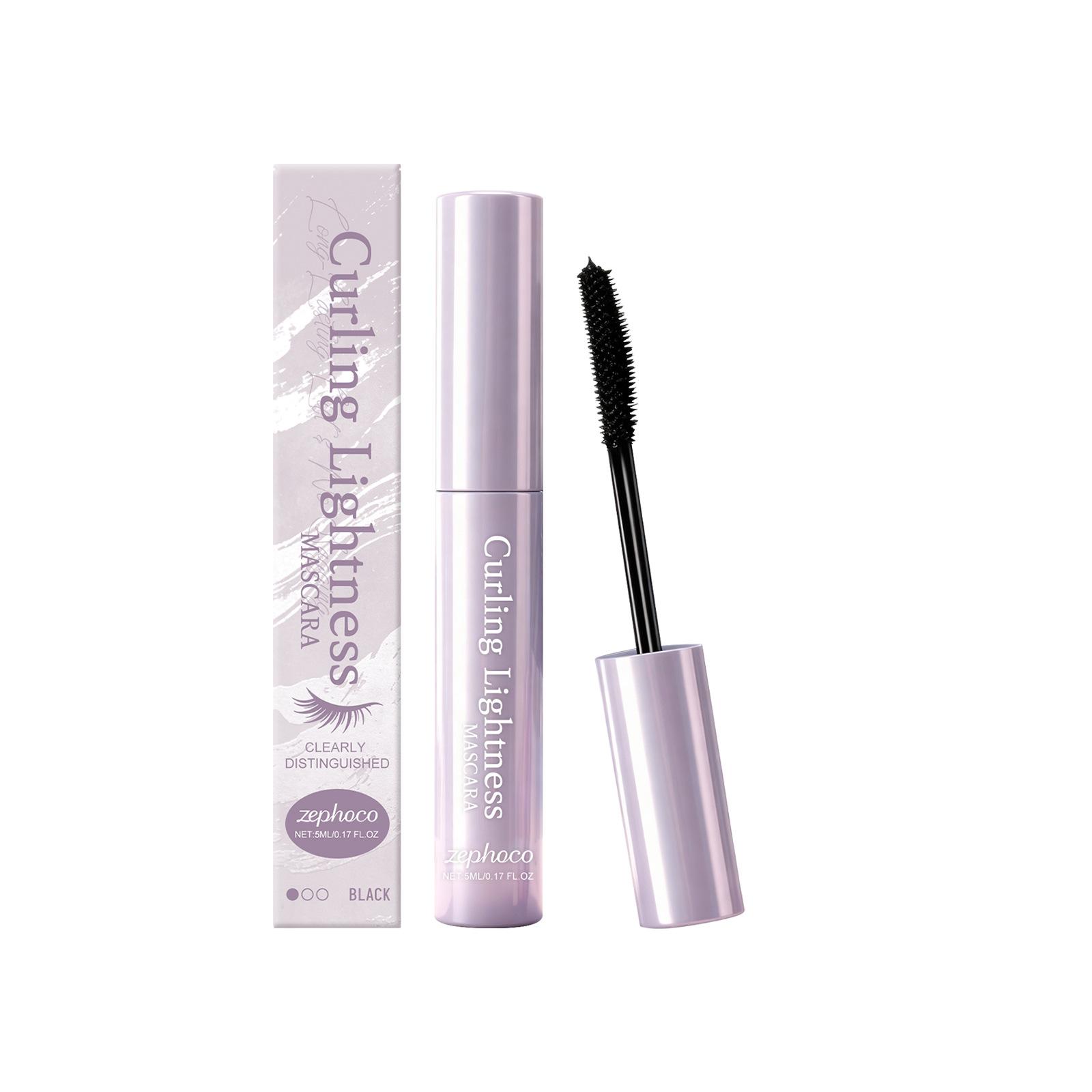 Zephoco Black Curling Lightweight Mascara: Natural, smooth, easy to apply, and convenient for everyday use. 5ml