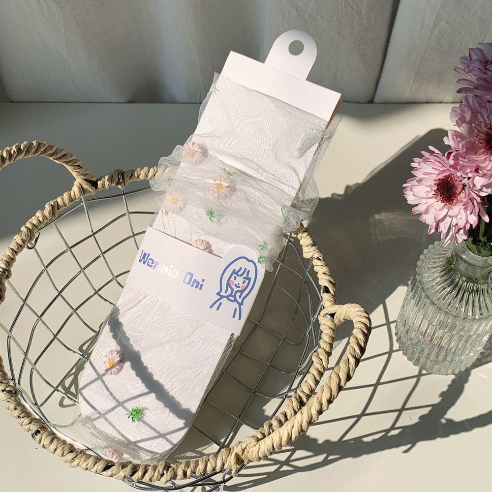 Priehľadné dámske ponožky Farebné hviezdne leto Ultratenké nylonové voľné dlhé ponožky ženy sladké dievčatá sieťované čipkované ponožky Sox