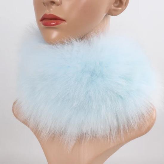 Nowy Szalik z Prawdziwego Futra Lisiego Opaski Futrzane Kobiety Zima Szaliki z Futra Lisiego Luksusowy Ocieplacz na Szyję Dobra Elastyczność Naturalne Futrzane Mufki