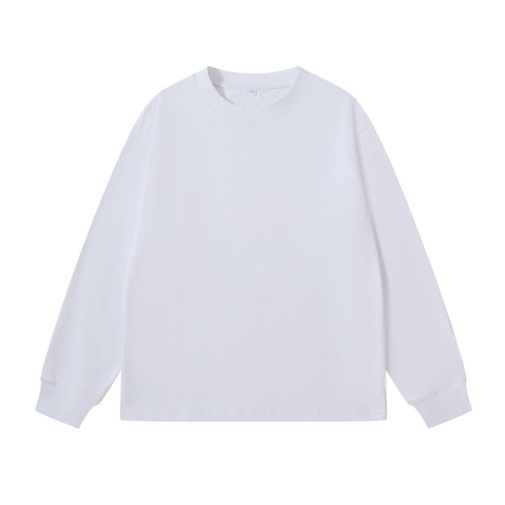 RUIIENRS X ROPUCHA Fall New Japanese Minimalist Solid Color Crew Neck Sweatshirt FT337