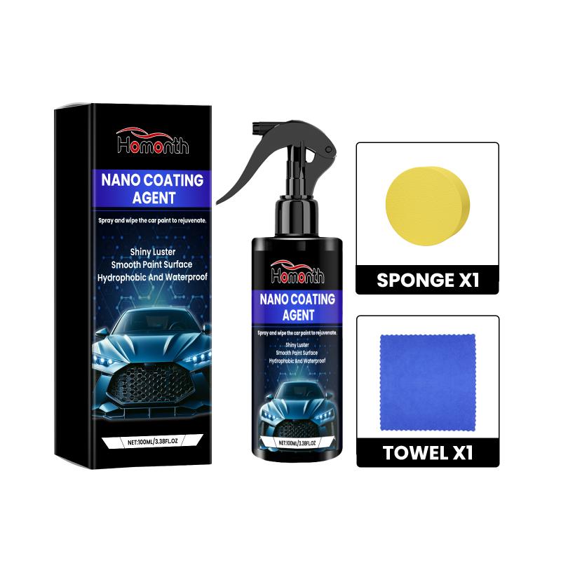 Hydrophobic Nano Ceramic Coating Agent for Cars Crystal Glass Liquid Polish for Waterproof Shine