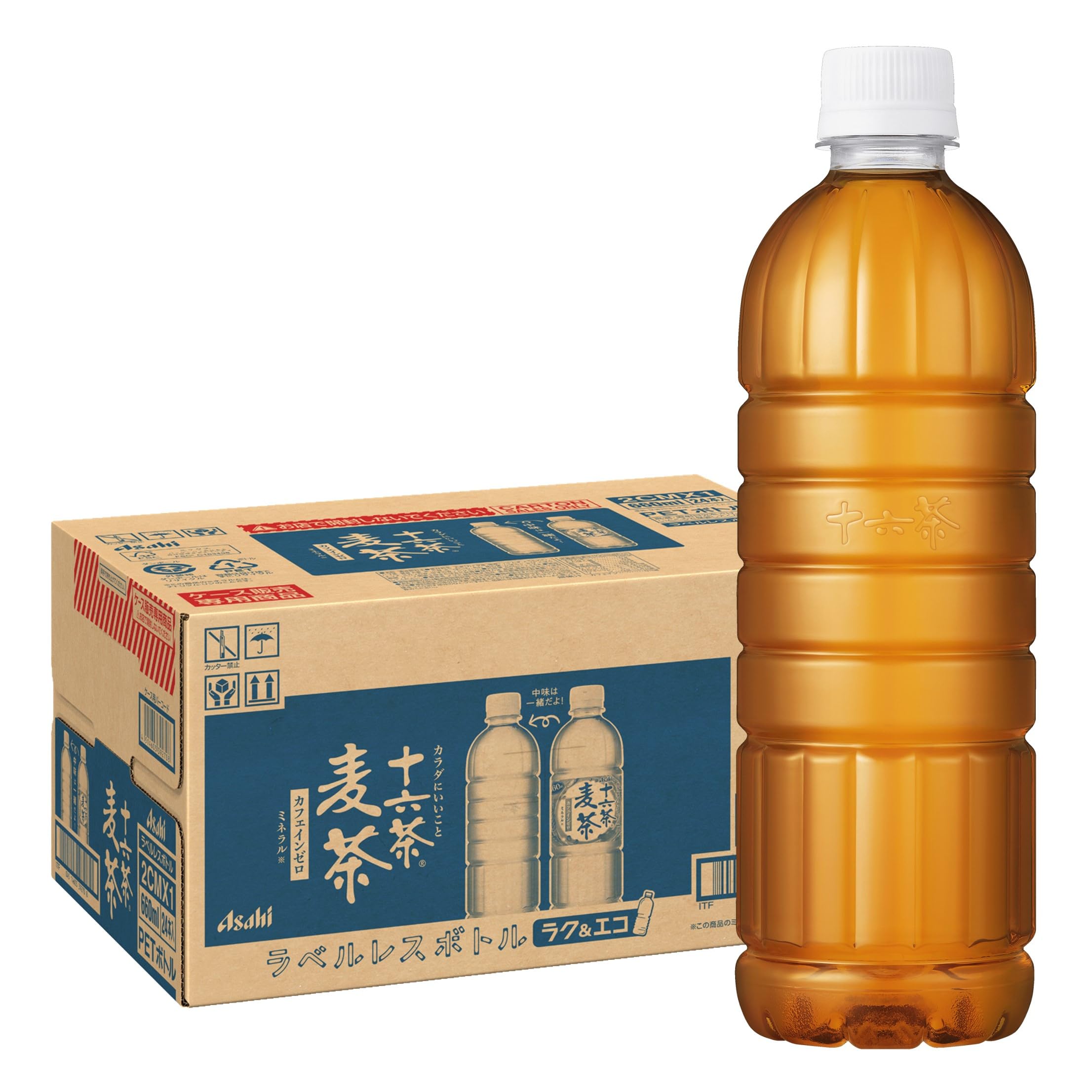 

Asahi Beverages Jurokucha Barley Tea Бутылка без этикетки 660 мл x 24 бутылки [Чай] [Без кофеина]