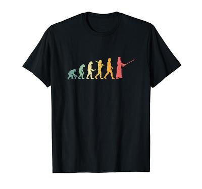 Human Evolution Kendo Martial Arts Kendo Lover Kendo Club Hobby Kendo Circle Tekkendo Swordsmanship Evolution T-Shirt