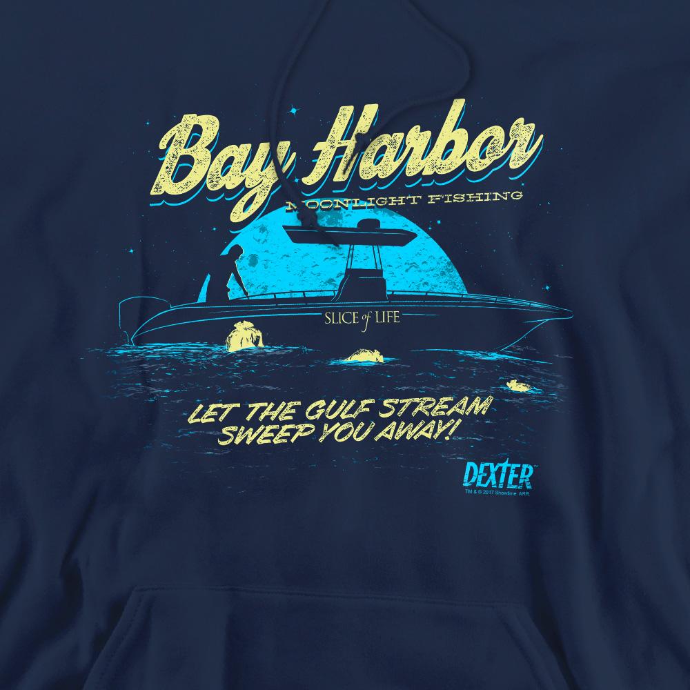 Dexter herr Moonlight fiskehuvtröja