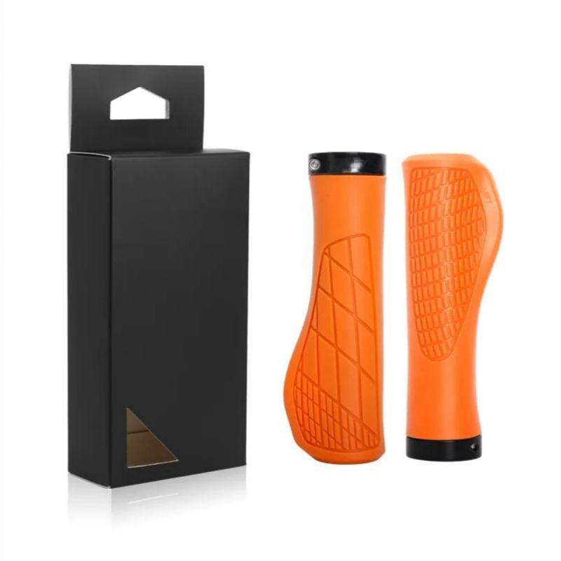 Bicycle Grips Soft Rubber For MTB Mountain Bike Shockproof Anti-Slip Handlebar Cover Lock On Ergonomic Cycling Handle Bar Parts