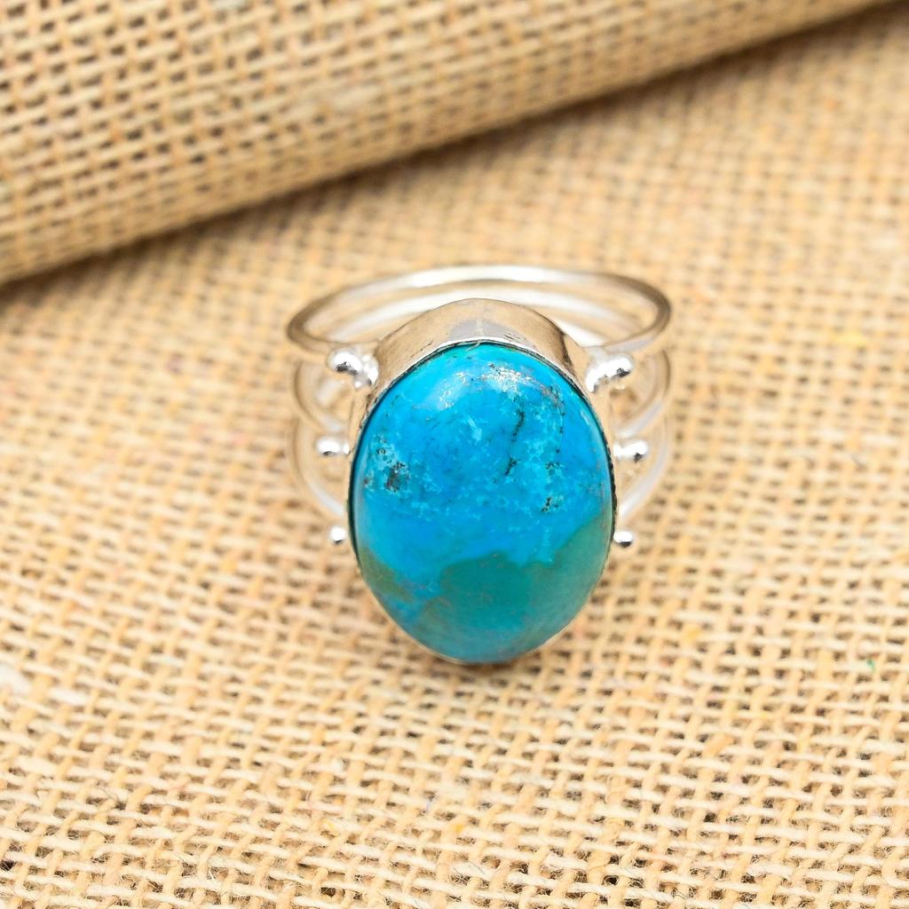 Törnrosa Turkos Ädelsten 925 Sterling Silver Handgjorda smycken till julklapp