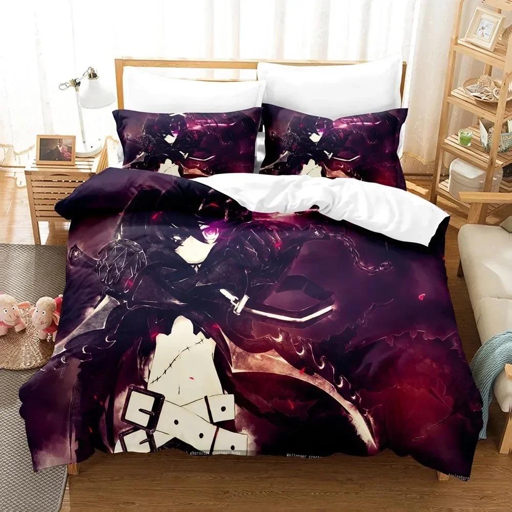 Polyester Comfortable Anime Print Duvet Cover Set With Duvet Cover And Pillowcases King Queen Twin Sizes For All Ages