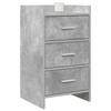 Nightstands Concrete Gray 40 x 36 x 70 cm Engineered Wood