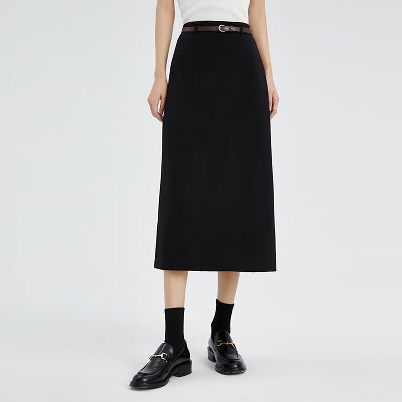 

Shetu Women s Winter Elegant A-Line Midi Skirt S