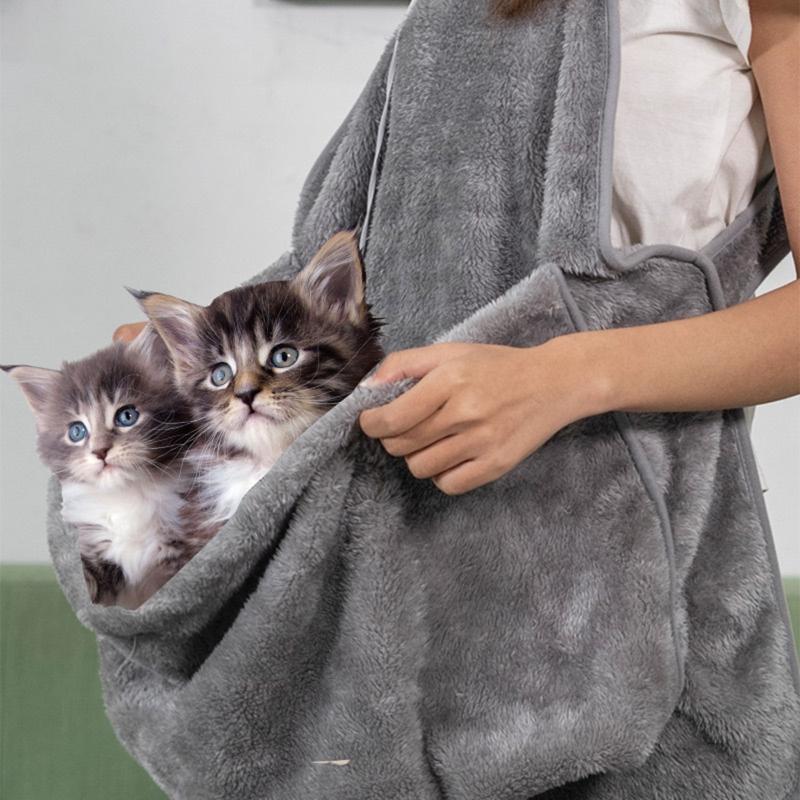 for Cat Sleeping Bag Pet Kitten Holding Apron Hand-free Pet for Carrier with Pocket for Kitten Puppy Sma top sale