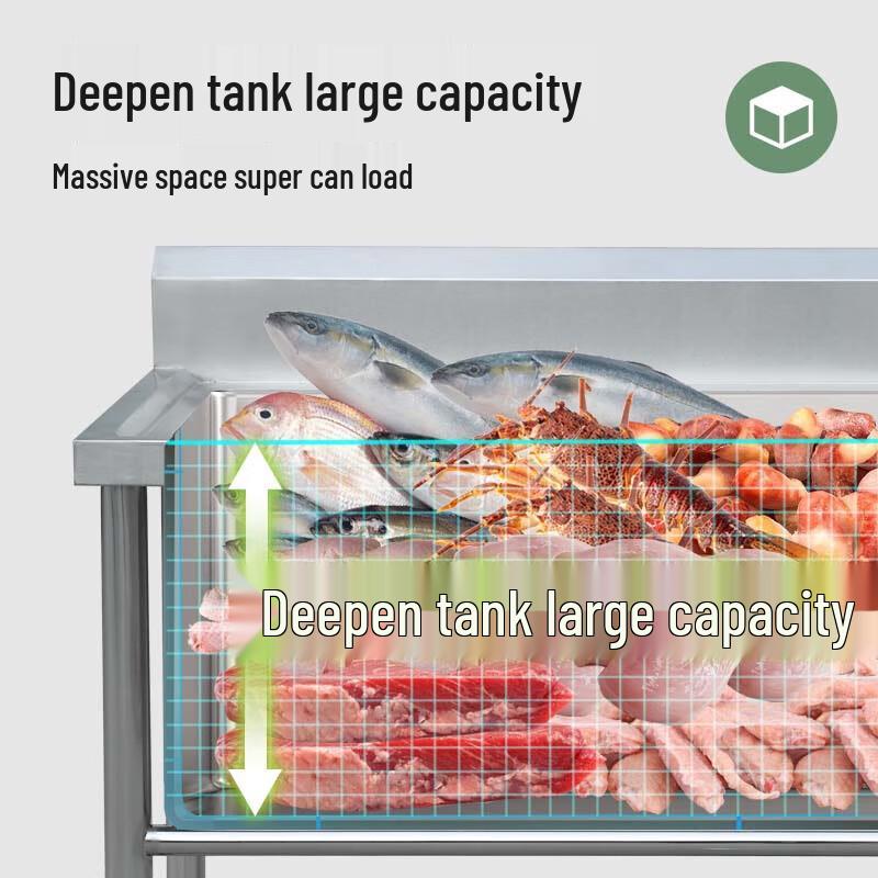 Beifu Thickened Stainless Steel Single Kitchen Sink