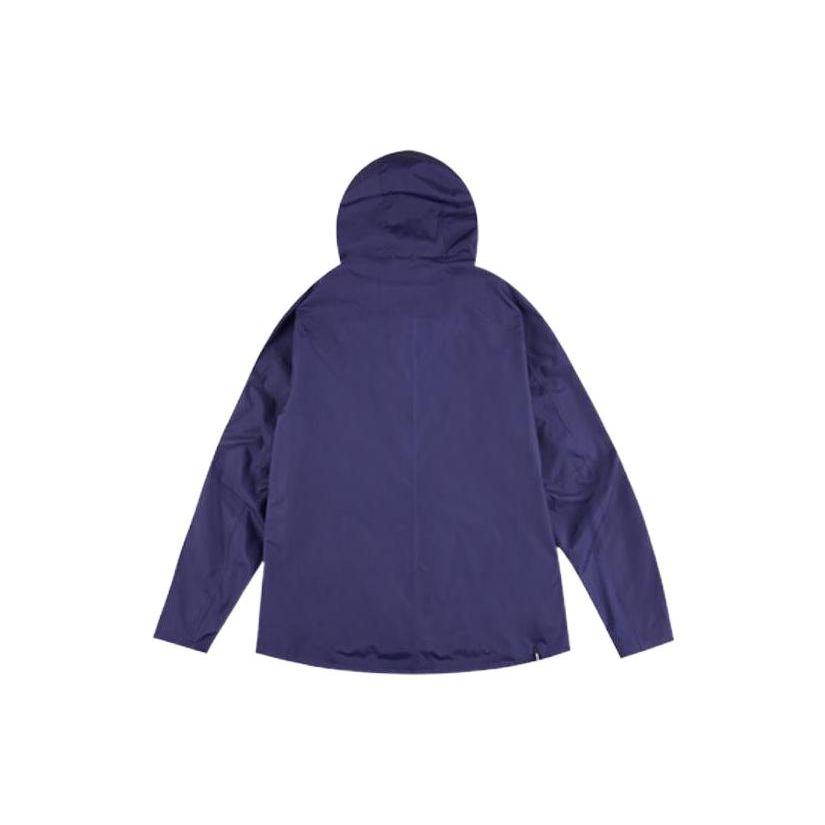 New Era Solid Color Hooded Sports Woven Long Sleeve Jacket Unisex Jacket Deep-Purple 12354361