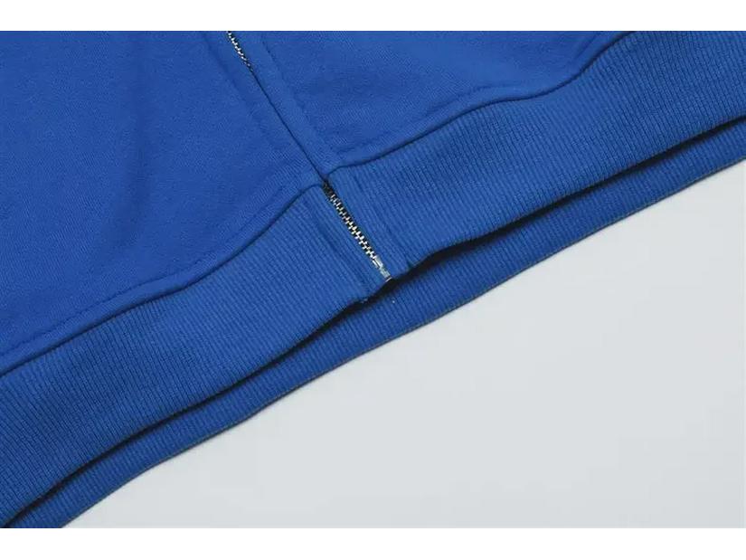 Unisex REVENGE Kapuzenjacke in Volltonfarbe – High Street Hip-Hop-Cardigan für Paare