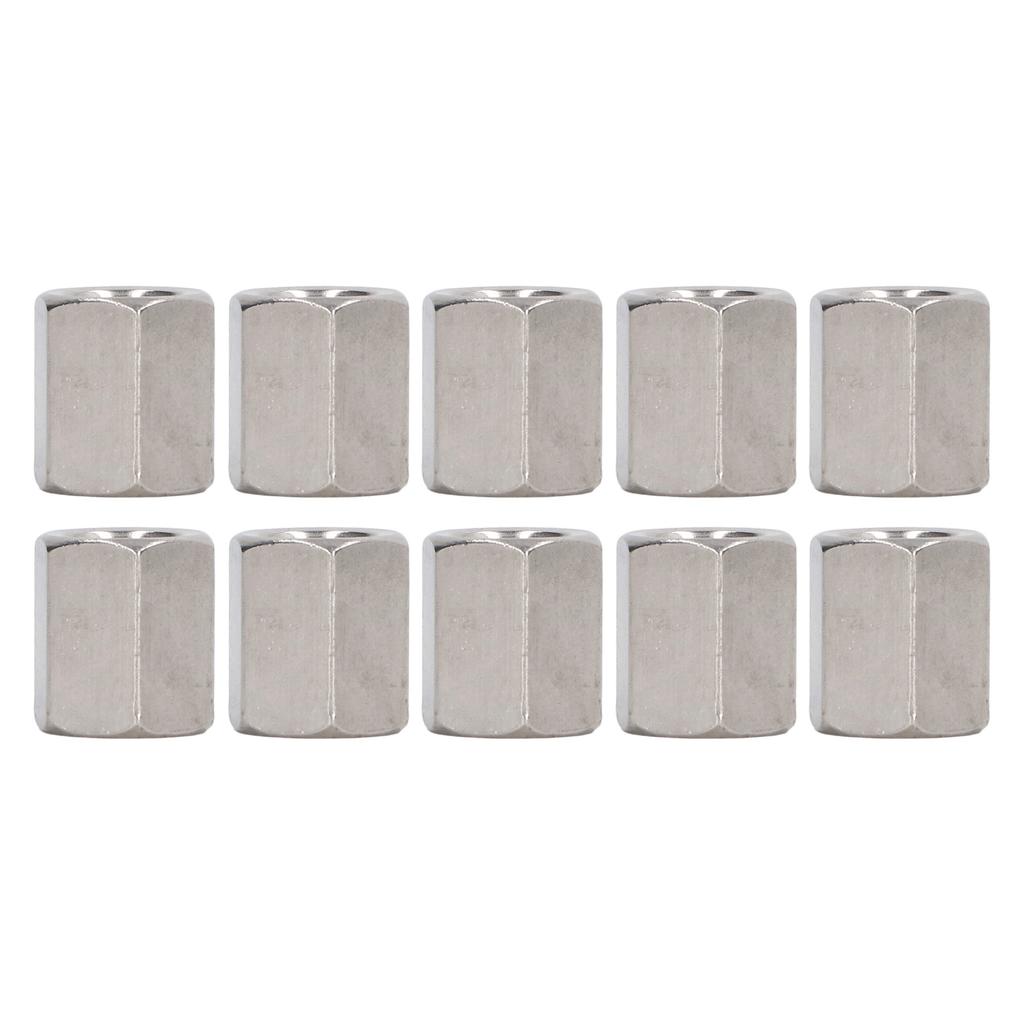 20 Pcs Hex Coupling Nut M8x1.25 L15mm 304 Stainless Steel Threaded Rod Connector for Bolts Studs