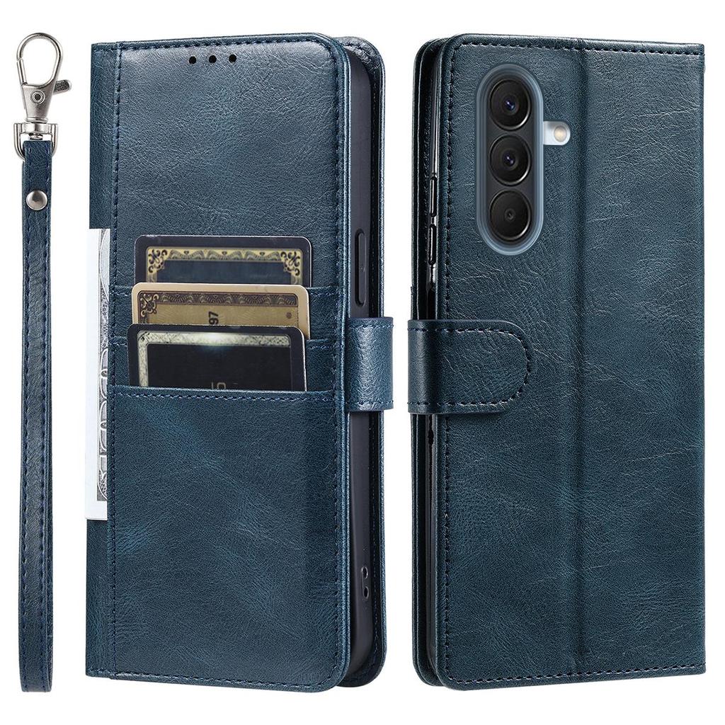 Cover for Samsung Galaxy A57 5G Retro PU Leather Flip Wallet Phone Case Multi Card Slots