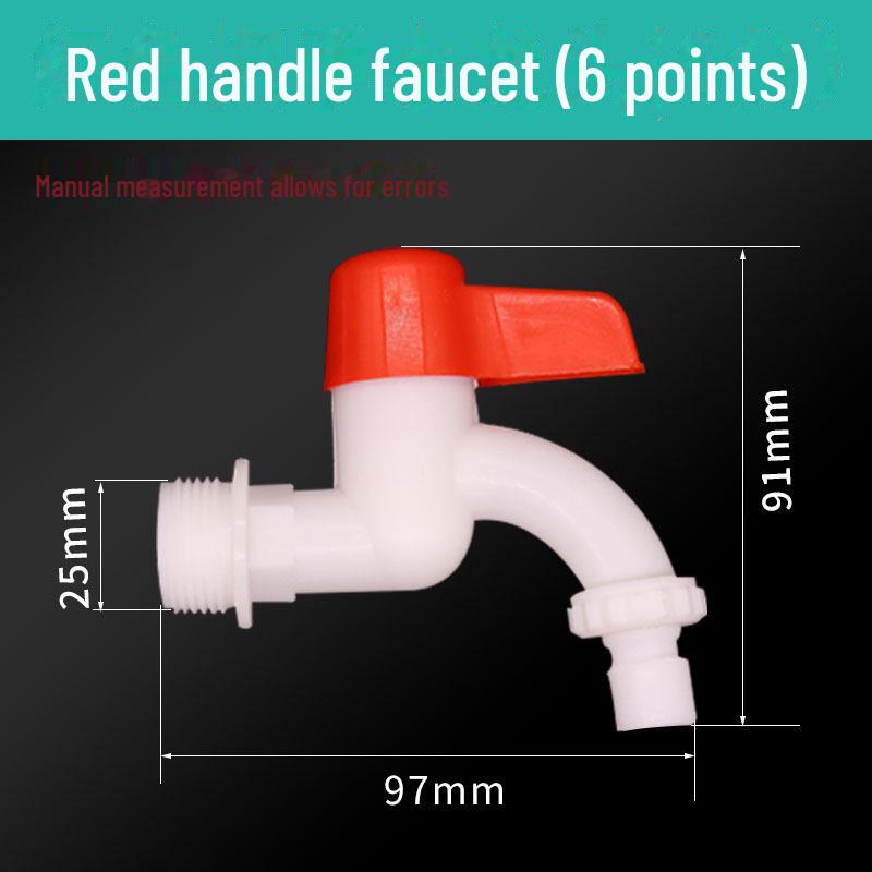 Plastic Quick-Open Freeze-Resistant Faucet Valve for Washing Machine - Large Flow Switch and Plumbing Parts