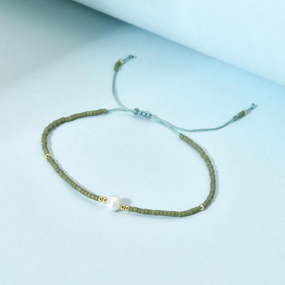 ZMZY Natural Pearl MIYUKI Bracelet Charm Handmade Beaded Glass Seed Beads Bracelets For Women Boho Adjustable Rope Lady Jewellry