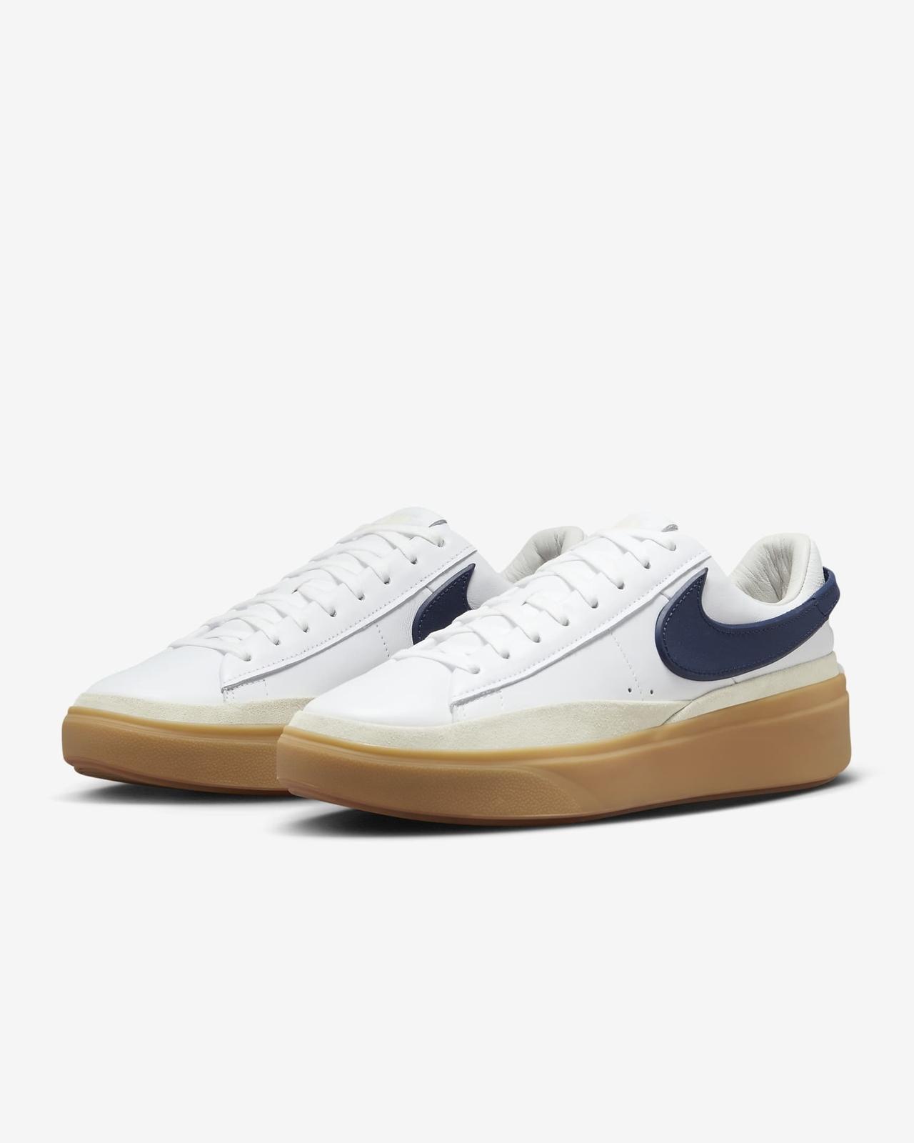HF3119-102 Nike Blazer Phantom Low Белый Summit White Желтый Gum Midnight (Мужской 8.5