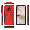 Hard Magnetic Phone Case For Realme 14 5G/Realme 14Pro Plus 5G  Dual-Layer Heavy Duty TPU+PC Shockproof Cover For OPPO K12S