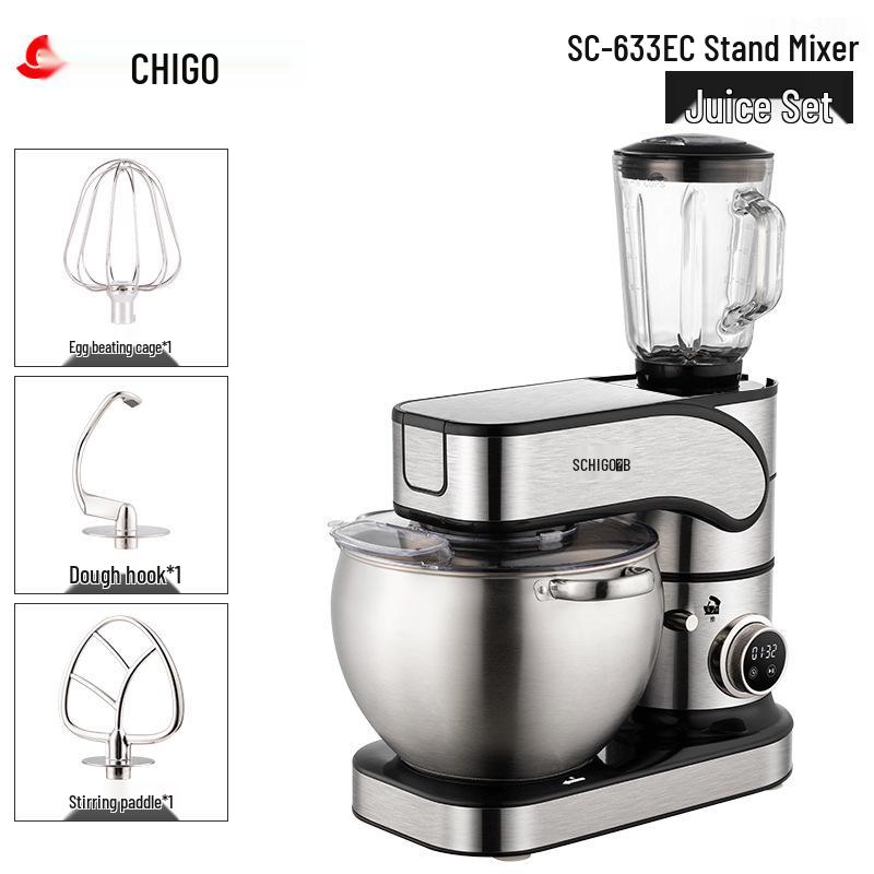 10L Multifunctional Chef Machine: Dough Mixer, Stand Mixer & Egg Beater for Home & Commercial Use