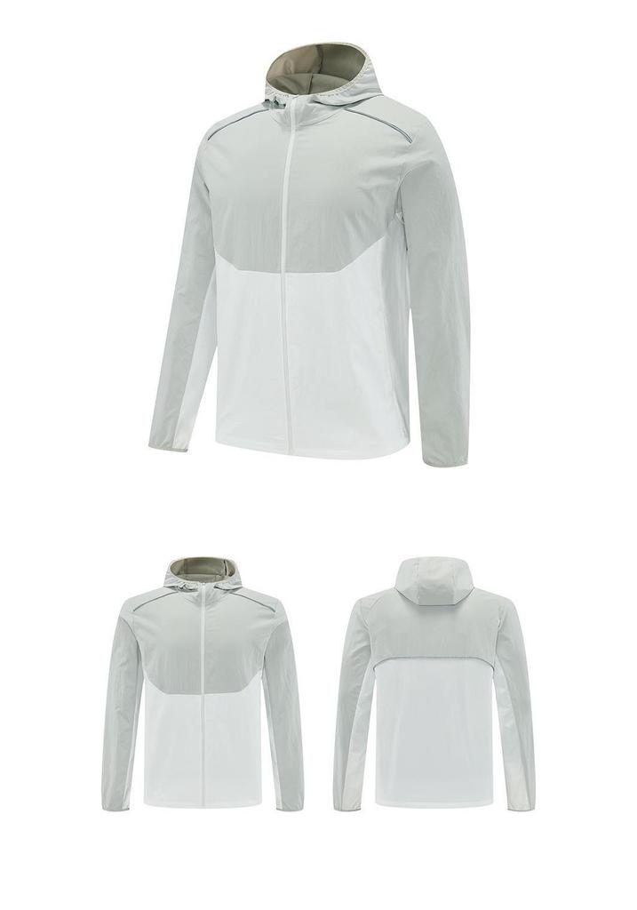 Men's Waterproof Antibacterial Sports Hoodie Jacket for Spring/Autumn - Perfect for Running, Cycling, and Mountaineering