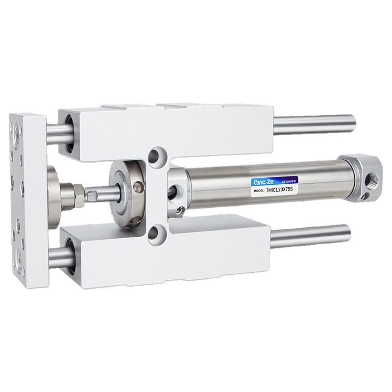 Triple-Rod Cylinder with Guide Bracket and Buffer TMICL/TMICM 12/16/20/25-50/75/100