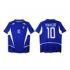 Vintage Football Jersey Zidane Atletico Madrid Ronaldo Ronaldinho AC Santos Roma Retro Soccer Shirt Unisex