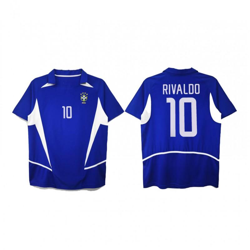 Vintage Football Jersey Zidane Atletico Madrid Ronaldo Ronaldinho AC Santos Roma Retro Soccer Shirt Unisex