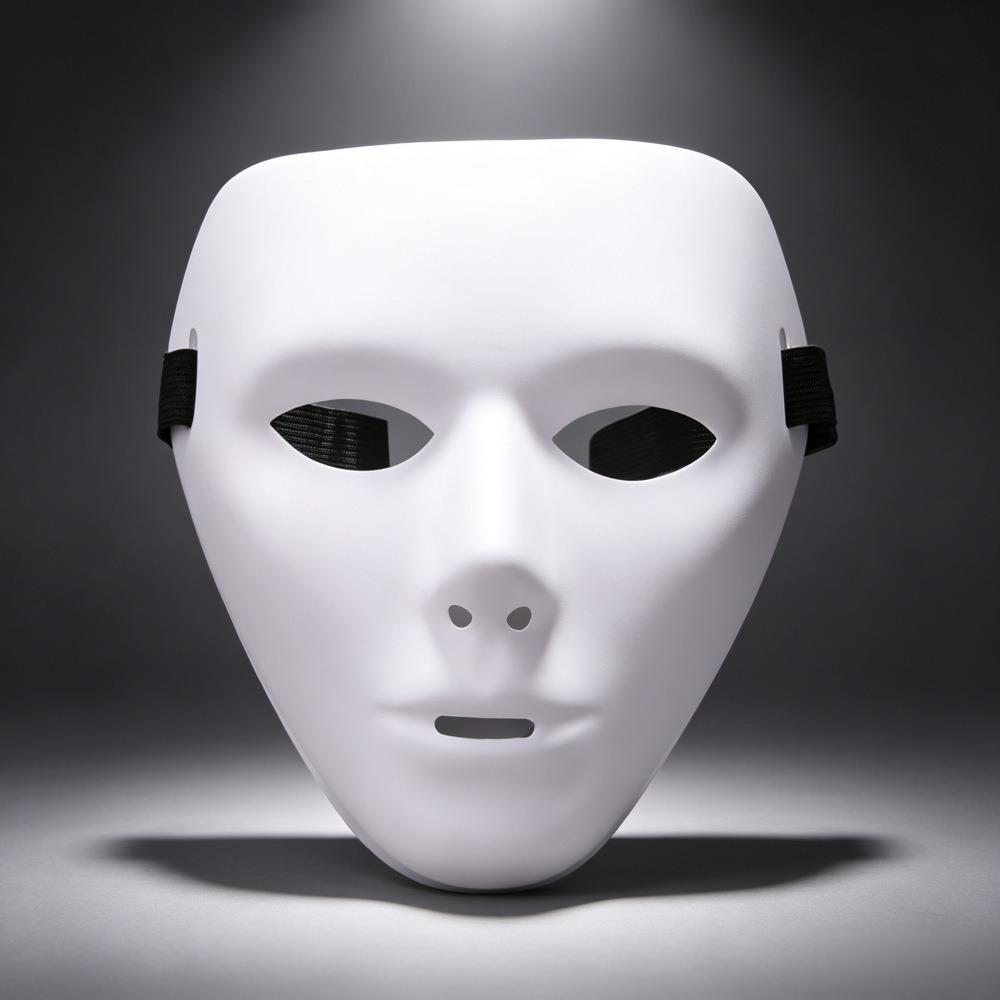 Fashionable Elastic Strap Halloween Face Masque Plastic Reusable Party Headwear Mask Headwear Structure Cosplay Masque For Adult