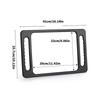 Hand Mirror with Double Handle Handheld Barber Mirror for Hair and Beauty Salon Haircut Mirror with Double Handgrip