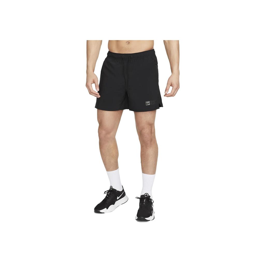 Nike Unlimited Solid Color Letter Print High Waist Drawstring Shorts Men Shorts Black FN1846-010