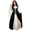 Women's Retro Court Halloween Costume: Medieval Two-Piece Dress for Stage Performance